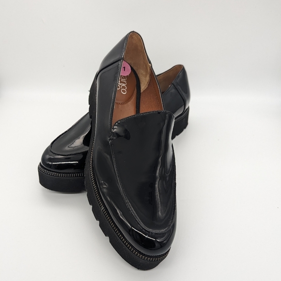 Franco Sarto Shoes - FRANCO SARTO BLACK PATENT LOAFERS SIZE 11